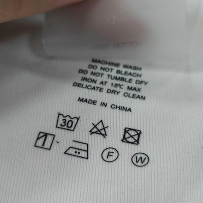 Label Transfer Pakaian Berkualitas Tinggi Label Transfer Termal Pencetakan Logo Grosir