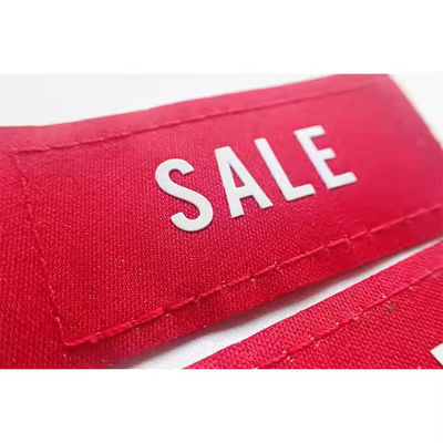 Logo Merek Disesuaikan Label Penjualan Label Pakaian Label Pencetakan Layar Logo Label Woven