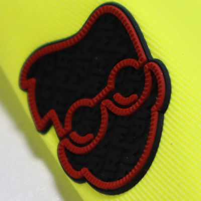 Label Silikon 3D Kustomisasi Heat Press Dapat Dicuci Transfer Logo Silikon Lembut 3D Lencana