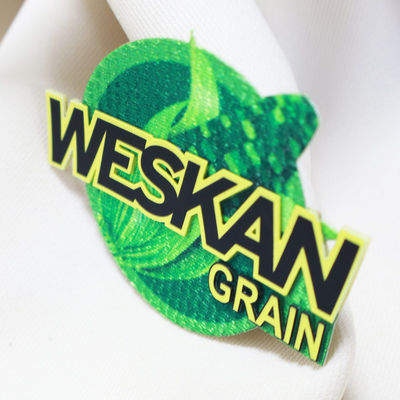 Custom Personalized Sublimation Printing Silikon Tatami Heat Transfer Label Nama Huruf Sticker Pakaian Mewah