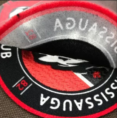 Desain Pribadi Pencetakan Transfer Panas Logo Klub Tim Sepak Bola Custom 3D Flocking Patch