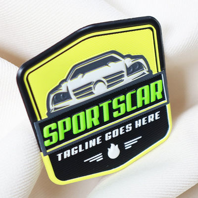 Label TPU Transfer Panas yang Disesuaikan Pabrik Label TPU 3D Timbul Logo Patch Merek untuk Pakaian