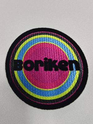 Custom Heat Press Flocking Logo Patch Iron On Heat Transfer Vinyl T-Shirt