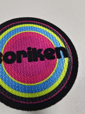 Custom Heat Press Flocking Logo Patch Iron On Heat Transfer Vinyl T-Shirt