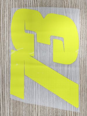 Custom Label Fashion DTF Sticker Film On PET Transfer Pengisaran Untuk T-shirt