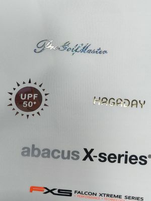 Ukuran Desain Disesuaikan Kualitas Tinggi Tinta Datar Transfer Panas Pencetakan Stiker Silikon Quick Turnaround