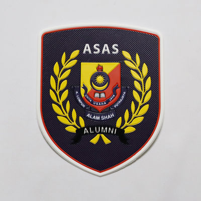 Syal topi Lencana TPU Frekuensi Tinggi 3D untuk jaket tambalan garmen untuk pakaian