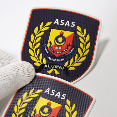 Syal topi Lencana TPU Frekuensi Tinggi 3D untuk jaket tambalan garmen untuk pakaian