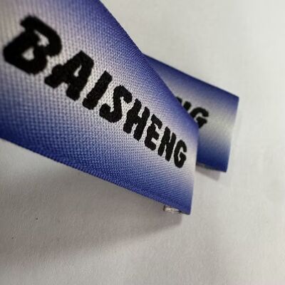 Label Tenun Kustom Tahan Lama untuk Pakaian dan Busana, Tag Merek Pribadi Dengan Logo