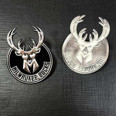 Emblem Transfer Panas TPU - Patch Logo Kustom Efek Metalik 3D untuk Pakaian