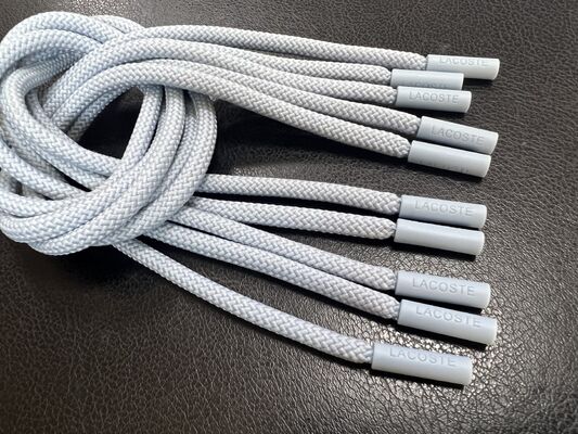 Penarik ritsleting silikon - Ujung Tali Serut untuk Pakaian & Aksesori (Abu-abu, 5 buah)