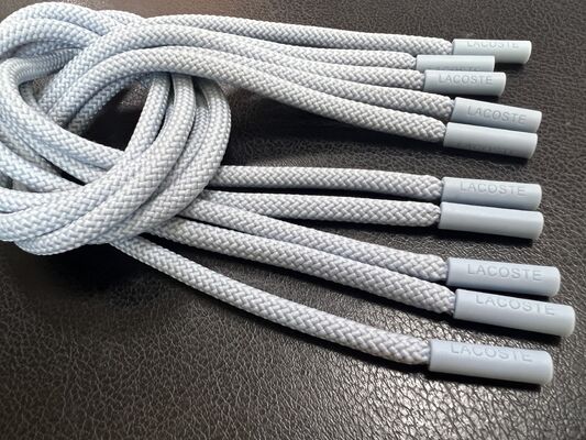 Penarik ritsleting silikon - Ujung Tali Serut untuk Pakaian & Aksesori (Abu-abu, 5 buah)