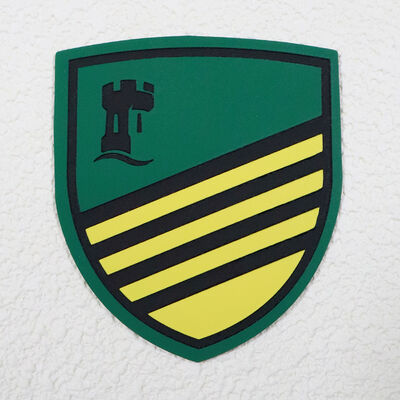 Custom Silikon Screen Printed Label Waterproof Label Logo tahan lama untuk pakaian olahraga & seragam