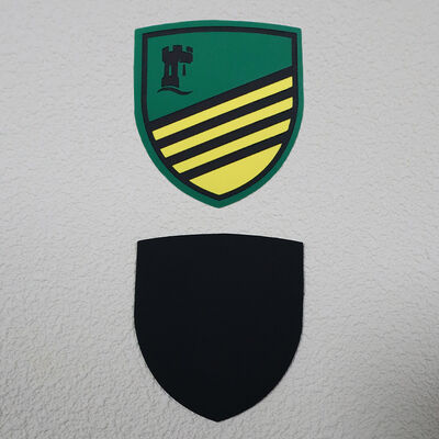 Custom Silikon Screen Printed Label Waterproof Label Logo tahan lama untuk pakaian olahraga & seragam