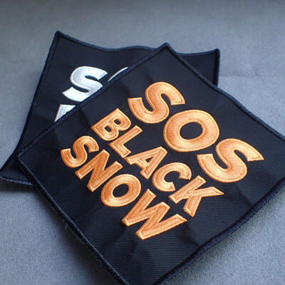 Perekat bordir Desain kustom bordir menjahit besi lencana pakaian bordir label