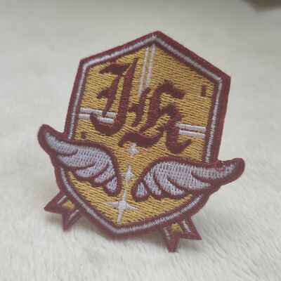 Patch Custom Brodered - Iron-On atau Sew-On, Desain 2D/3D untuk Seragam & Tas