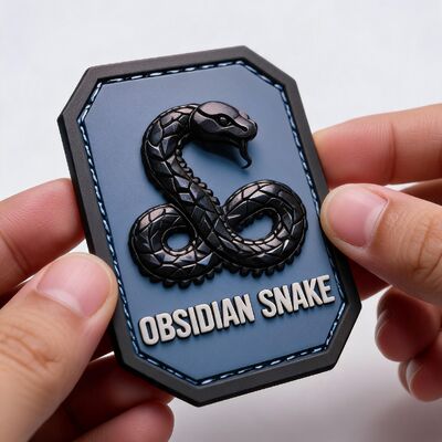 Custom High Density 3D Raised Soft PVC Patches Wholesale Multi-color Personal Sharp Detail Label Karet Embossed