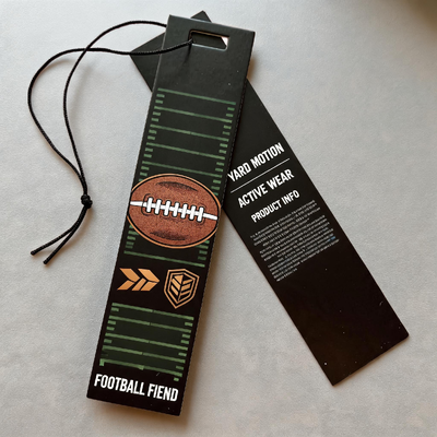 Pakaian Hang Tags Menawarkan Dimensi Disesuaikan dengan Label Restorasi Lama Desain Vintage dan Matte Laminasi Waterproof Finish