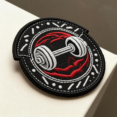 Patch Custom Brodered Transfer Panas 3D Bisa dicuci Bahan ramah lingkungan Sertifikasi Ideal untuk pakaian ski dan pakaian olahraga