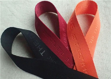 Warna-warni Nylon Cord Non Elastis / Band Frekuensi Tinggi Dengan Logo Disesuaikan