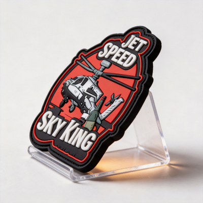 Lencana TPU Frekuensi Tinggi 3D Kustom dengan Bahan Silikon dan Logo yang Dipersonalisasi untuk Pakaian Tahan Lama dan Branding Patch Pakaian
