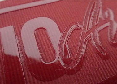 Sablon Logo Silicon Silicon Logo Transparan Di Pita Benang Coloful Polyester