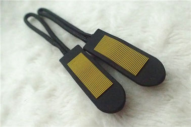 Fancy Lingkungan Silicone Karet Zipper Penarik Untuk Tas PVC Non Toxic