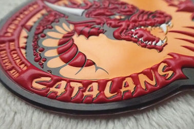 Patch PVC Berwarna-warni Kustom, Logo Timbul Dan Sablon Pakaian