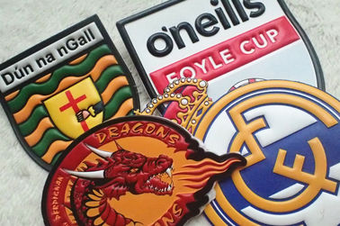 Patch PVC Berwarna-warni Kustom, Logo Timbul Dan Sablon Pakaian