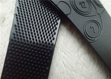 Garmen Kustom Lengan Pakaian Patch TPU Velcro Permukaan Polandia Kusam Dengan Logo Plastik Timbul Mengkilap