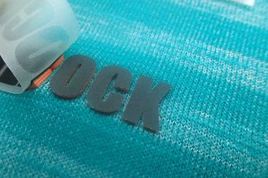 3D Silicone Badge Label Panas Transfer Pakaian Ramah Lingkungan