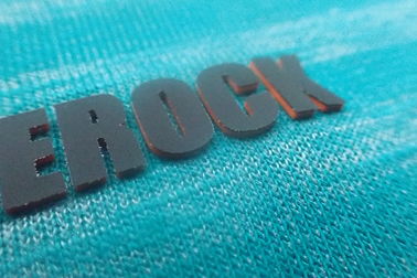 3D Silicone Badge Label Panas Transfer Pakaian Ramah Lingkungan