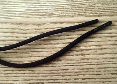 125cm Hitam Tali Non Elastis Dengan Logo Ukir Di Kedua Ujung Kepala Perangkat Keras Cat Hitam