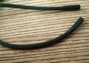 Customerized 4MM Zipper Cord Lembut Dan Matt Silicone Endings Untuk Pakaian, Sepatu
