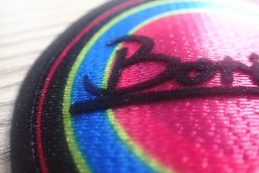 Patch Pakaian Aami Tatami 3D, Logo Kustom Berkelompok Di Patch