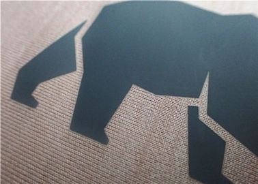 Silk Screen Charcoal Grey Ink Heat Transfer Label Pakaian Untuk Kaos