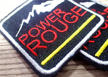 Lingkungan 3D Kustom Patch Bordir Menjahit Besi Untuk Pakaian, Tas