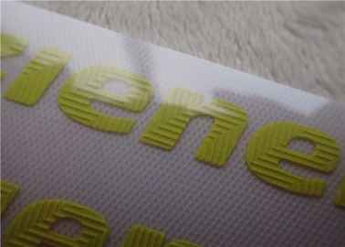 Label Pemindahan Panas Khusus Permukaan Ringan Merk Kuning Untuk Pakaian