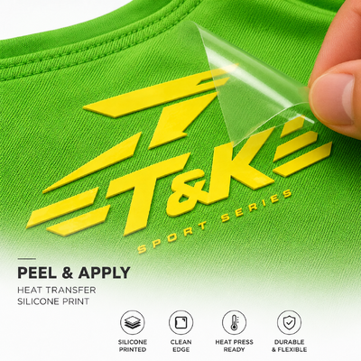 Label Pakaian Transfer Panas Cetak Kustom Tag Tahan Lama untuk Solusi Identifikasi Garmen, Pakaian, dan Tekstil