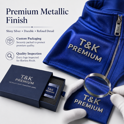 Label Heat Transfer Silikon Logo Timbul 3D Kustom dengan Daya Tahan Tahan Cuci untuk Pakaian Olahraga