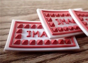Patch Karet 3D Personalisasi Untuk Pakaian / Topi Ramah Lingkungan