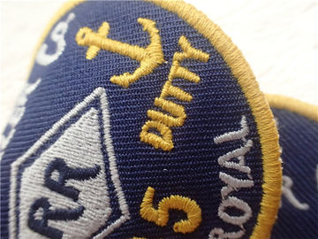 Patch Twill Kustom Ramah Lingkungan Menjahit - Di Bagian Belakang Untuk Pakaian / Kain Lencana Bordir
