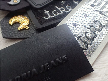 Patch Embossed Leather Mode Disesuaikan Untuk Tas, Pakaian