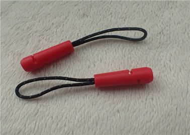 Kenakan Kabel Earphone Penarik Ritsleting Karet Fungsional Untuk Olah Raga Mendengarkan Musik