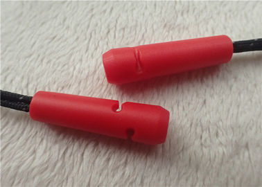 Kenakan Kabel Earphone Penarik Ritsleting Karet Fungsional Untuk Olah Raga Mendengarkan Musik