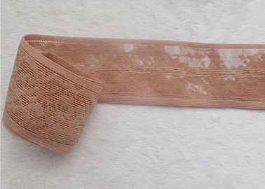 Non Slip Jahit Jacquard Elastis Band Renda Tali Bra Pemangkasan Untuk Celana Perut