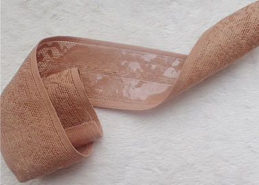 Non Slip Jahit Jacquard Elastis Band Renda Tali Bra Pemangkasan Untuk Celana Perut