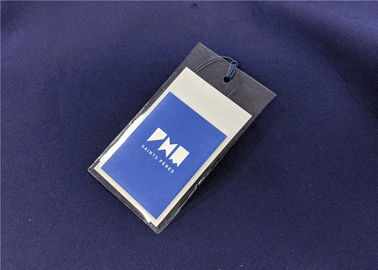 Personalised Hang Tag Pakaian Untuk Hadiah Garmen / Label PVC Recyled