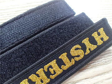 Disesuaikan Mode Polyester Velcro Anyaman Pita Tenun Untuk Pakaian Atau Label Tas