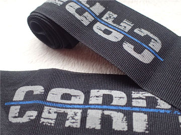 Aksesori Bagasi Tali Non Elastis, Tali Cord Nylon Datar 37MM Dengan Logo Pencetakan